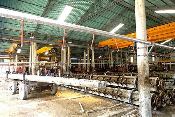 Production line at Glory Poles